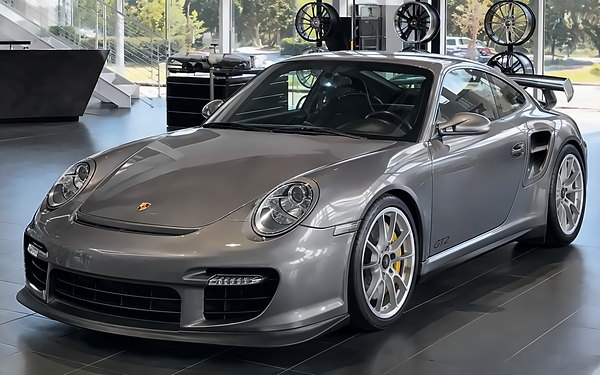 Porsche 997.1 GT2 in Silber